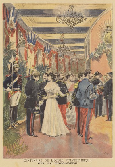 Baile en el Trocadero para celebrar el centenario de la Ecole Polytechnique de French School